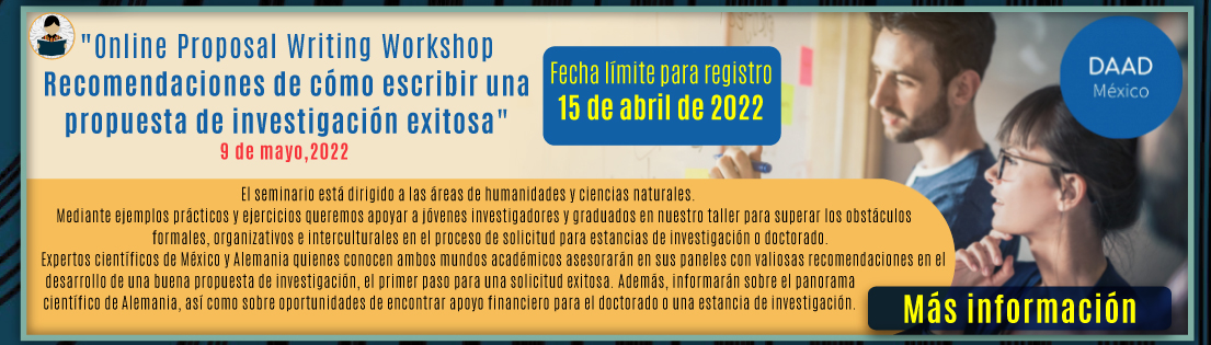 Online Proposal Writing Workshop – Recomendaciones de cómo escribir una propuesta de investigación exitosa